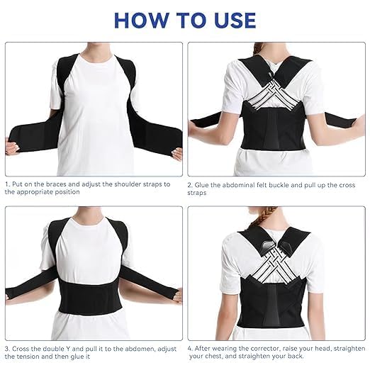 Back Posture Corrector Belt for Men & Women